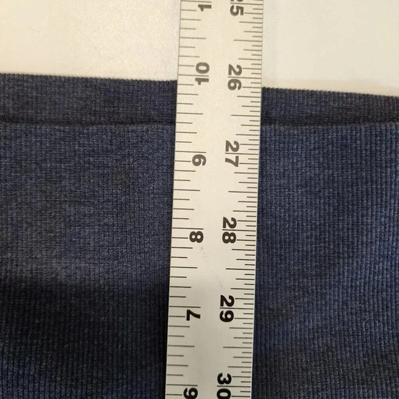 Lululemon Seamlessly Street Crop Legging in Cadet Blue Women's Size 8 - Picture 10 of 11